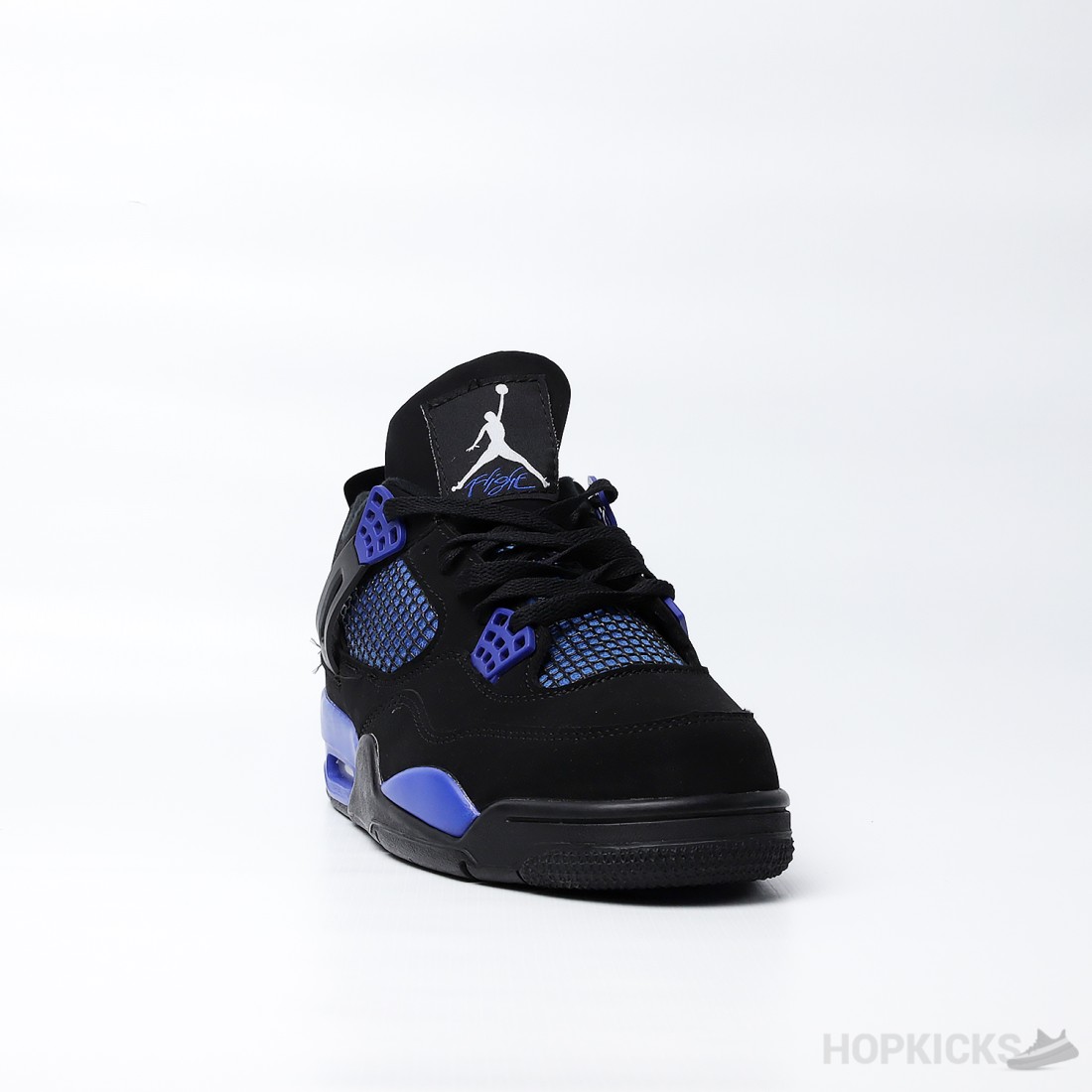 retro 4 black and blue